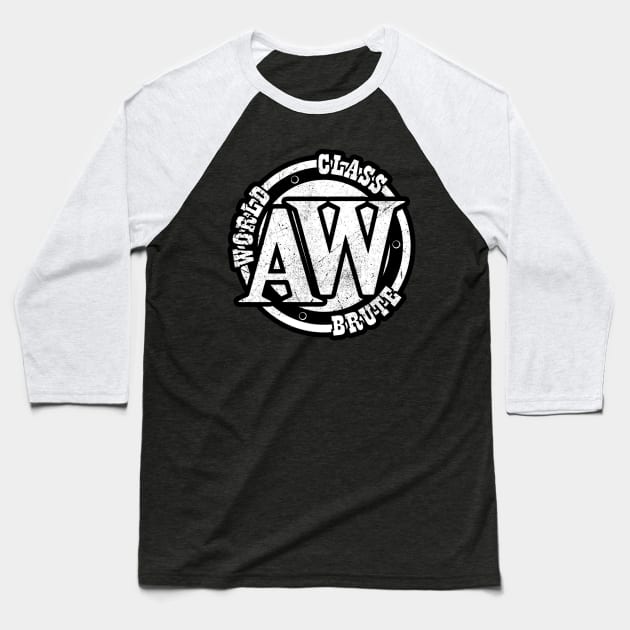 World Class Brute Baseball T-Shirt by WorldClassBrute_AidenWright